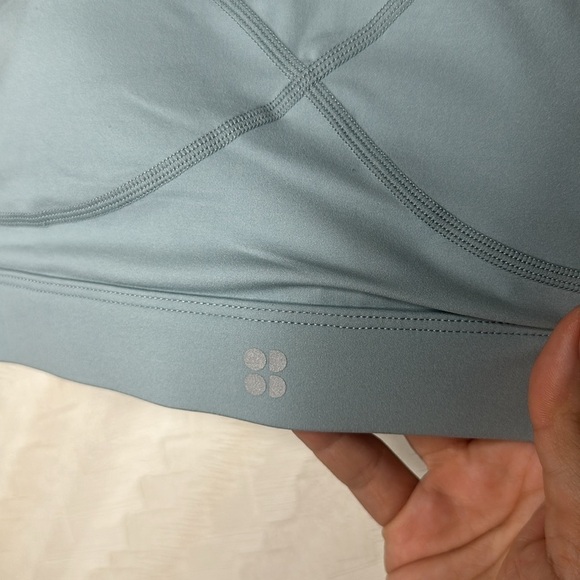 🆕 SWEATY BETTY Women's Power Medium Racer Back Workout Sports Bra SIZE SMALL - Picture 4 of 6